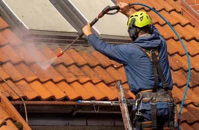 Démoussage et hydrofuge de toiture à Wail